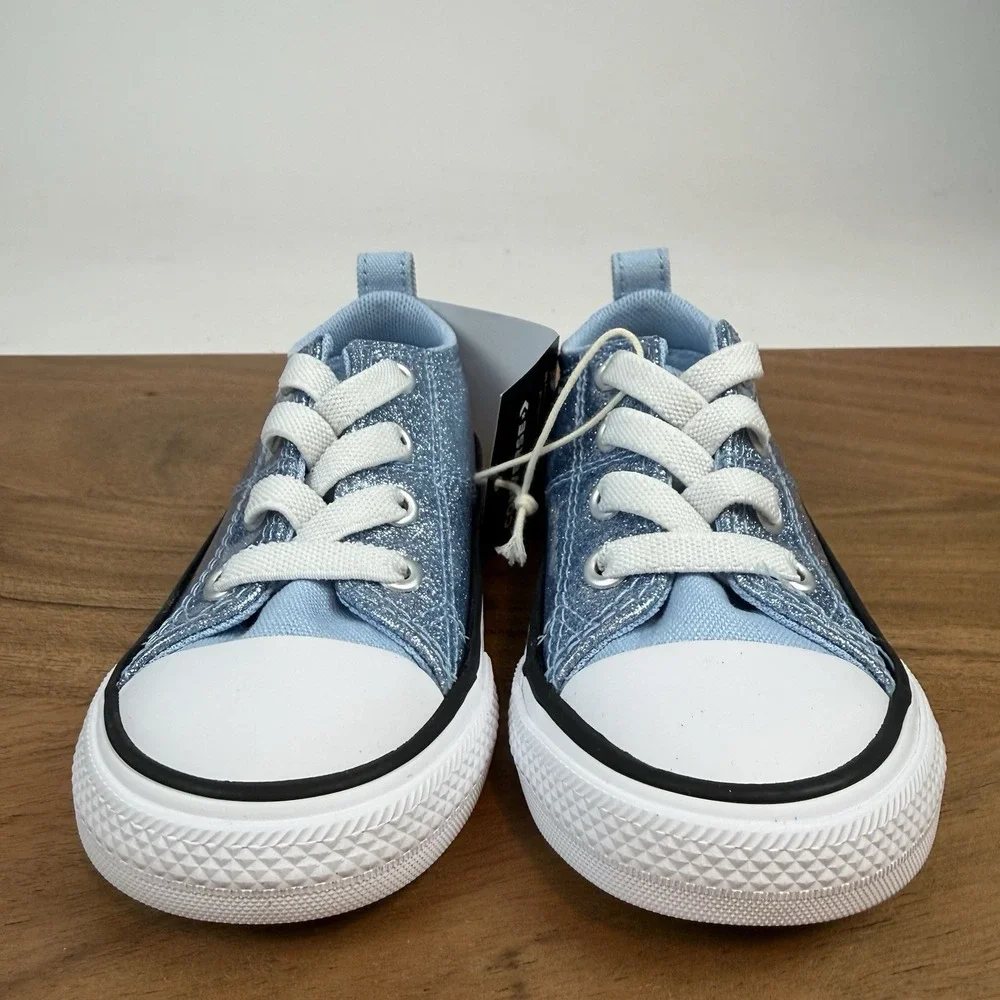 New NIB Little Kids Converse Chuck Taylor All Star Madison OX Sparkle Sneaker 6C